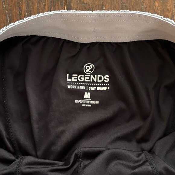 Legends Luka Shorts Mens Medium Light Gray Athletic Running Gym Workout - Picture 6 of 8